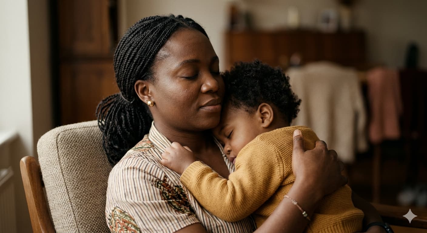Nigerian mother and child